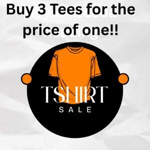 Closet Clearout T-shirt Sale Three for One. Buy one and get 2 free